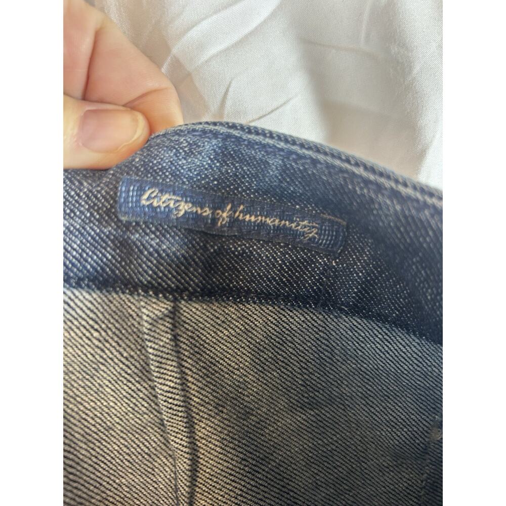 Citizens of Humanity jeans Faye #003 stretch low waist full leg 28 bootcut - Picture 6 of 9